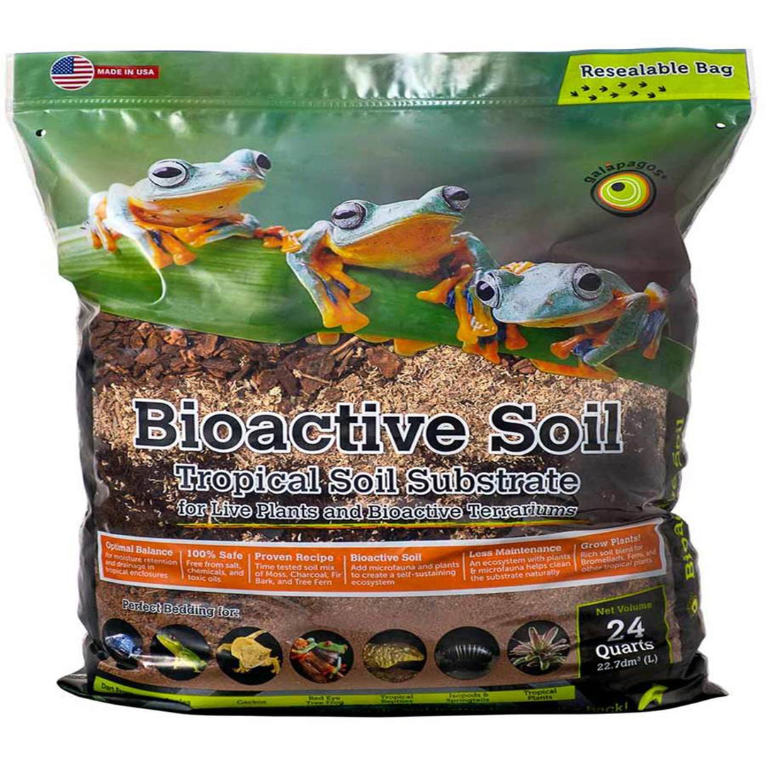 Galapagos Bioactive Tropical Soil Substrate Stand-Up Pouch 1ea/24 qt-