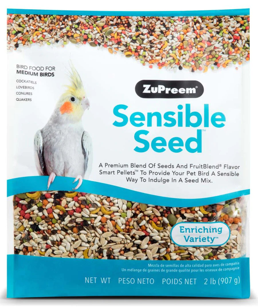 ZuPreem Sensible Seed Bird Food Medium Birds 1ea/2 lb-