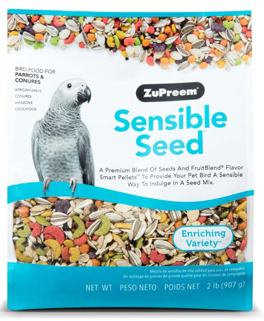 ZuPreem Sensible Seed Bird Food Parrots & Conures 1ea/2 lb-