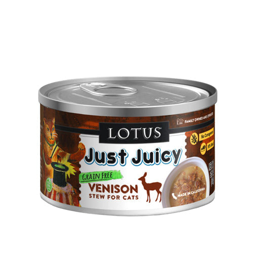 Lotus Cat Juicy Stew Venison 2.5oz. (Case of 24)