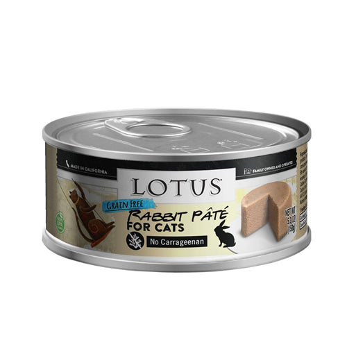 Lotus Cat Pate Grain Free Rabbit 5.3oz. (Case of 24)