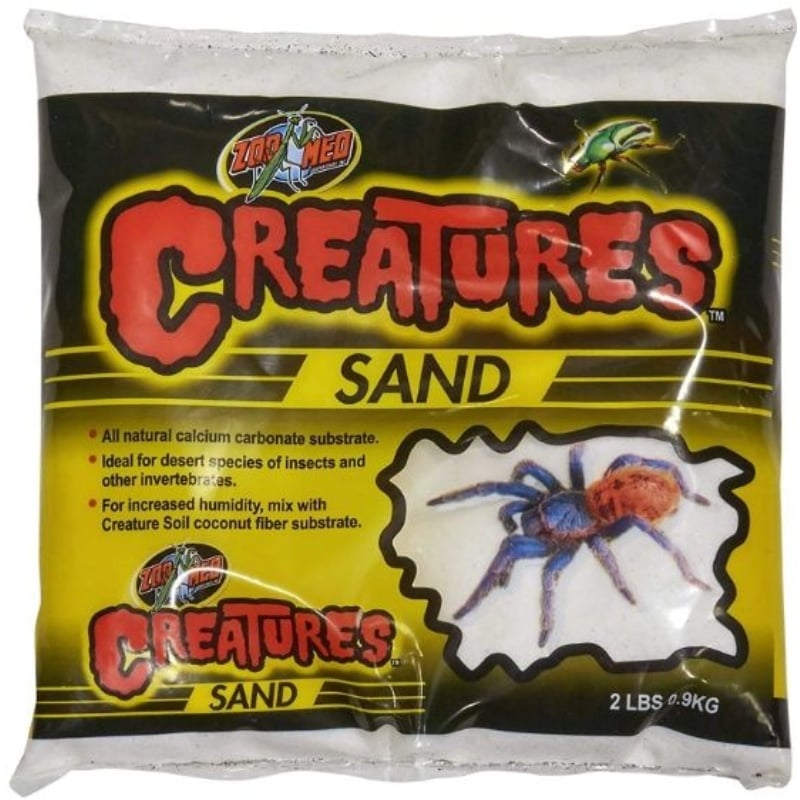 Zoo Med Creatures Sand - White - 2 lbs (0.9 kg)-