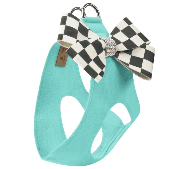 Windsor Check Nouveau Bow Step In Harness-Pretty Pastels-