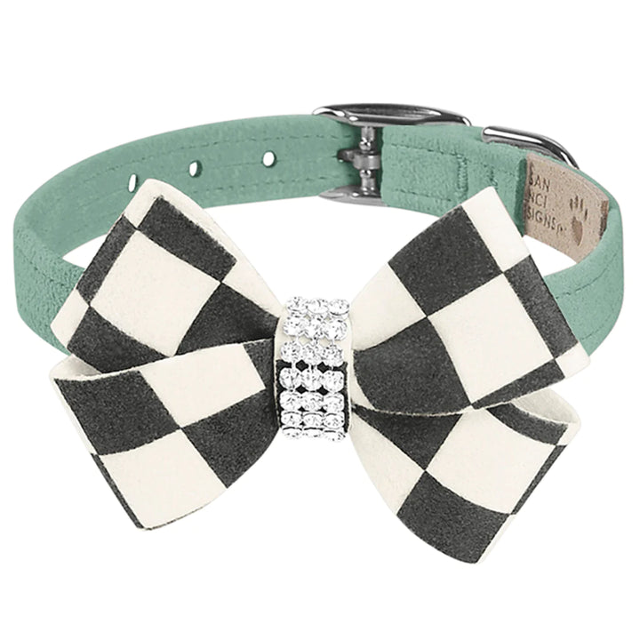 Windsor Check Nouveau Bow Collar-