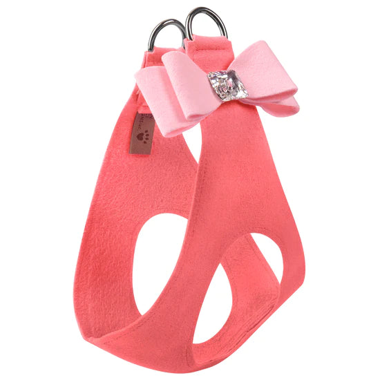 Puppy Pink Big Bow Step In Harness-