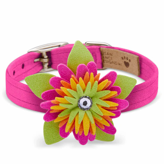 Island Flower Collar-TC-Pink Sapphire-