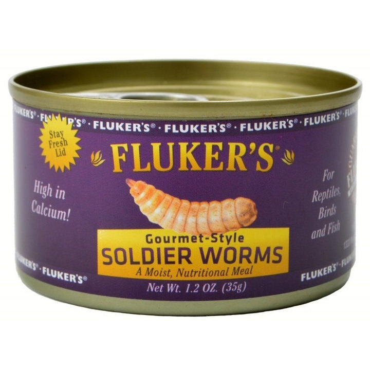 Flukers Gourmet Style Soldier Worms - 1.2 oz-