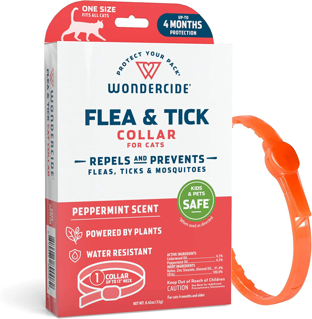 Wondercide Flea and Tick Collar for Cats-Peppermint-