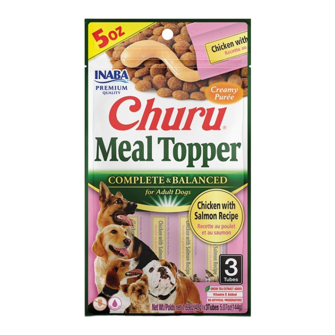 **Inaba Churu Meal Topper D 5.07oz./6 Chicken Slmn