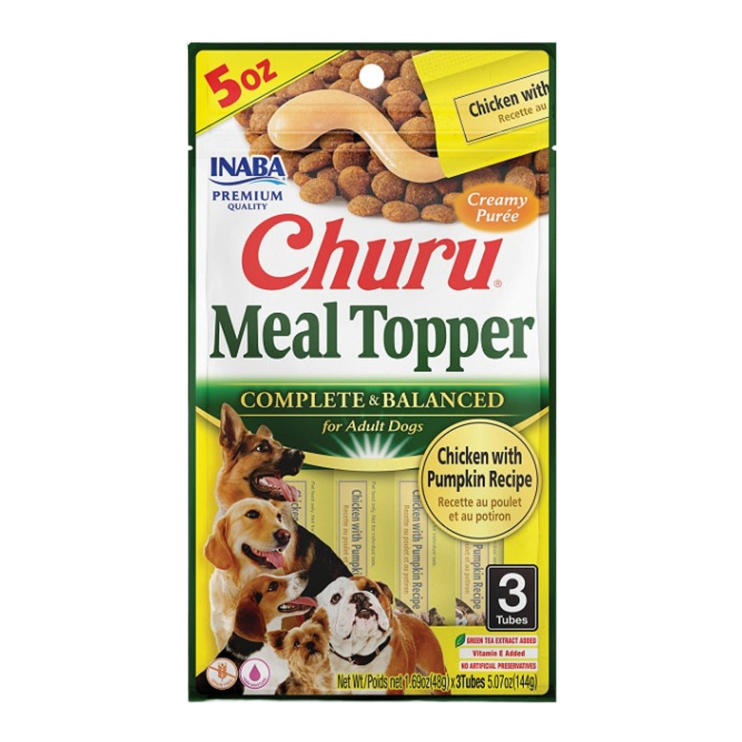 **Inaba Churu Meal Topper D 5.07oz./6 Chicken Pmpkn