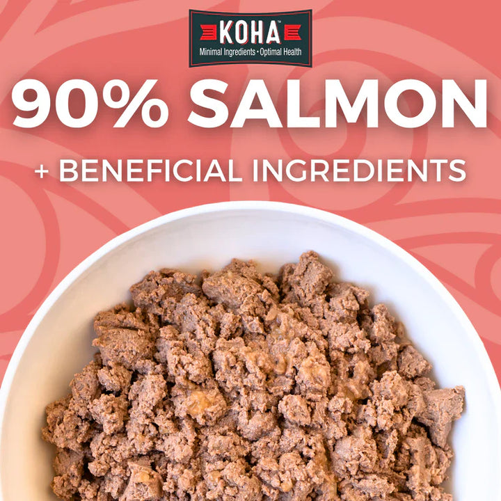 Koha Dog Limited Ingredient Grain Free 90% Salmon 13oz. (Case of 12)