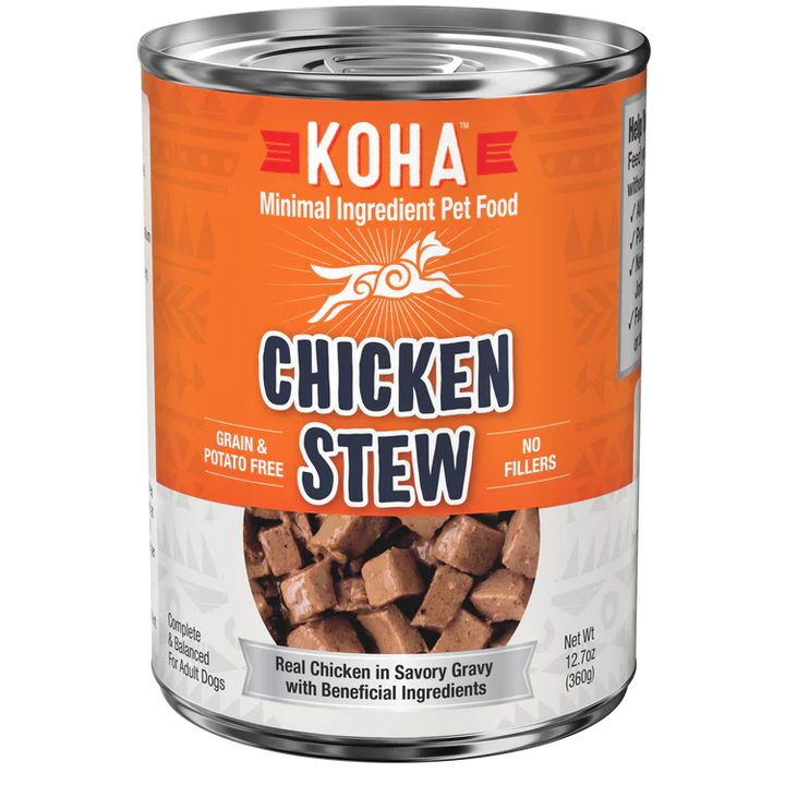 Koha Dog Grain Free Stew Chicken 12.7oz. (Case of 12)