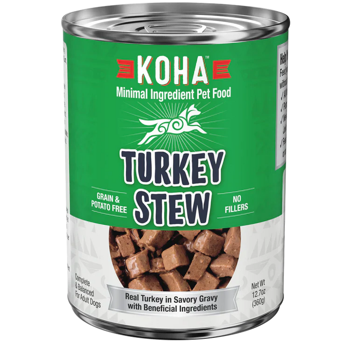 Koha Dog Grain Free Stew Turkey 12.7oz. (Case of 12)