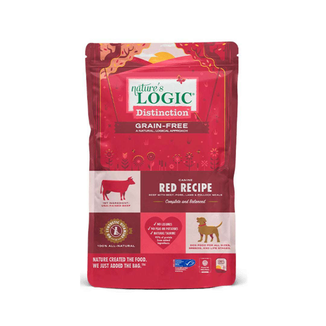 Natures Logic Dog Distinction Grain Free Red 24Lb