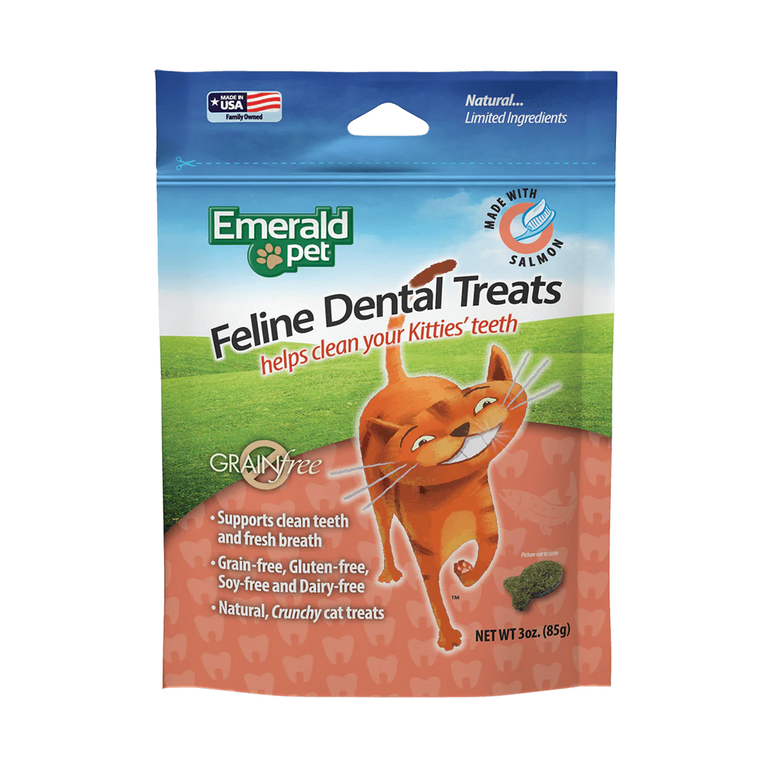 Emerald Pet Feline Dental Cat Treats Salmon 1ea/3 oz-