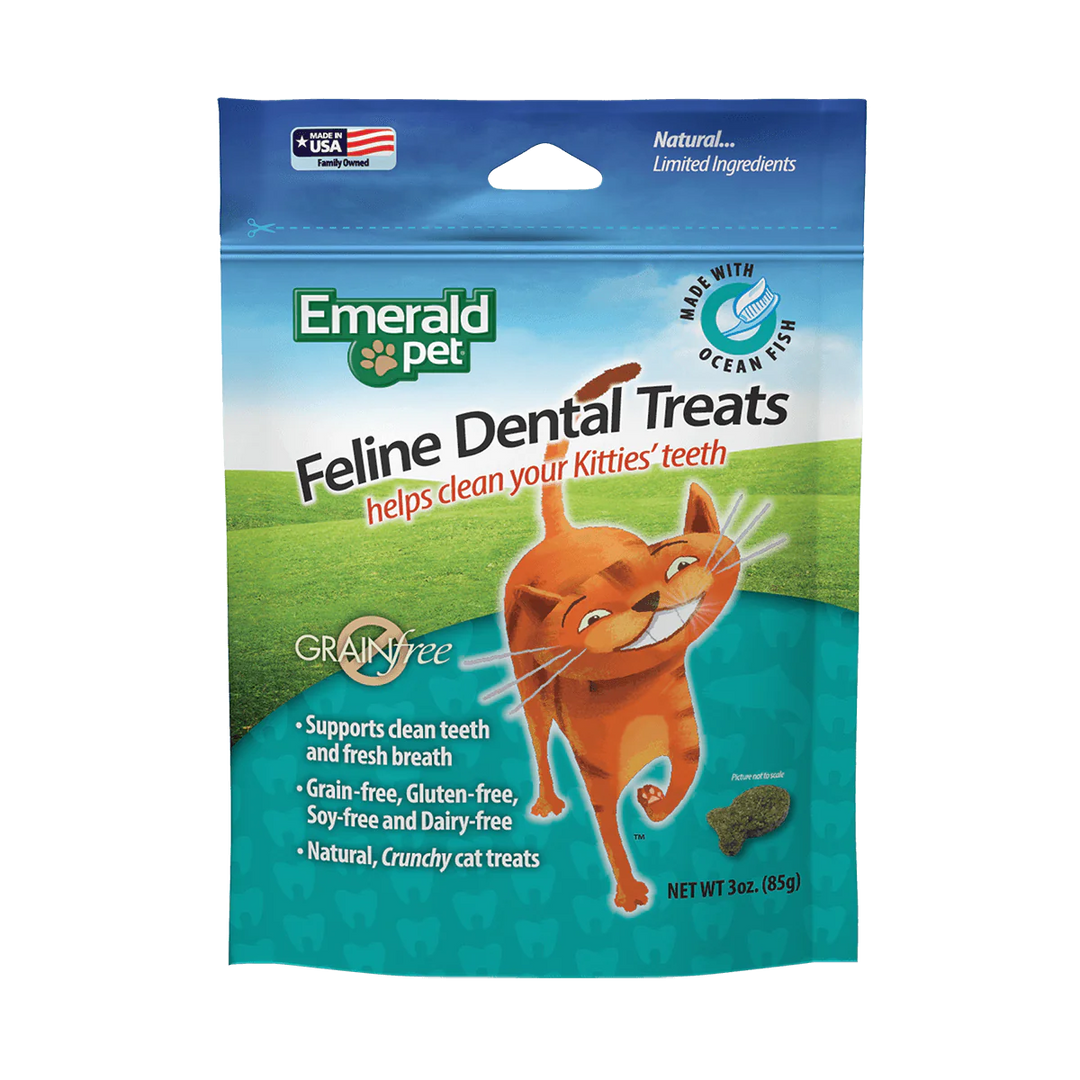 Emerald Pet Feline Dental Cat Treats Ocean Fish 1ea/3 oz-