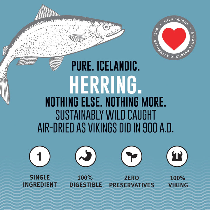 Icelandic Cat Herring Whole Fish 1.5oz.-