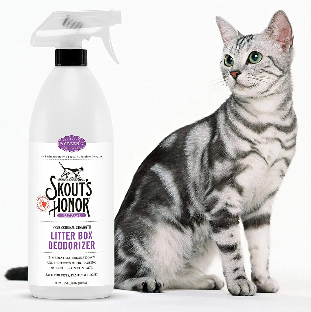 Skouts Honor Cat Litter Box Deodorizer 35Oz-