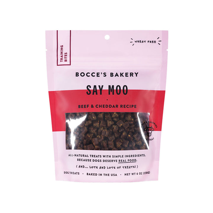 Bocces Bakery Dog Training Say Moooo 6oz-