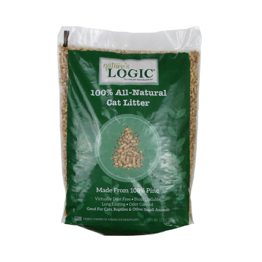 Natures Logic Cat Litter Pine 12Lb-