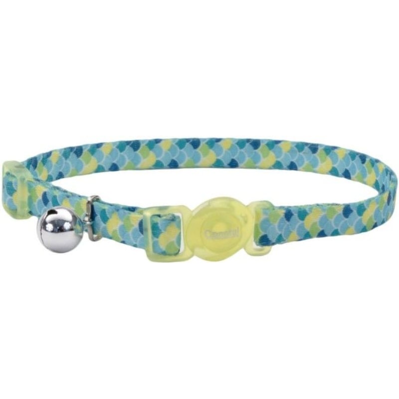 Coastal Pet Safe Cat Breakaway Collar Lime Teal - 12in.L x 3/8in.W-