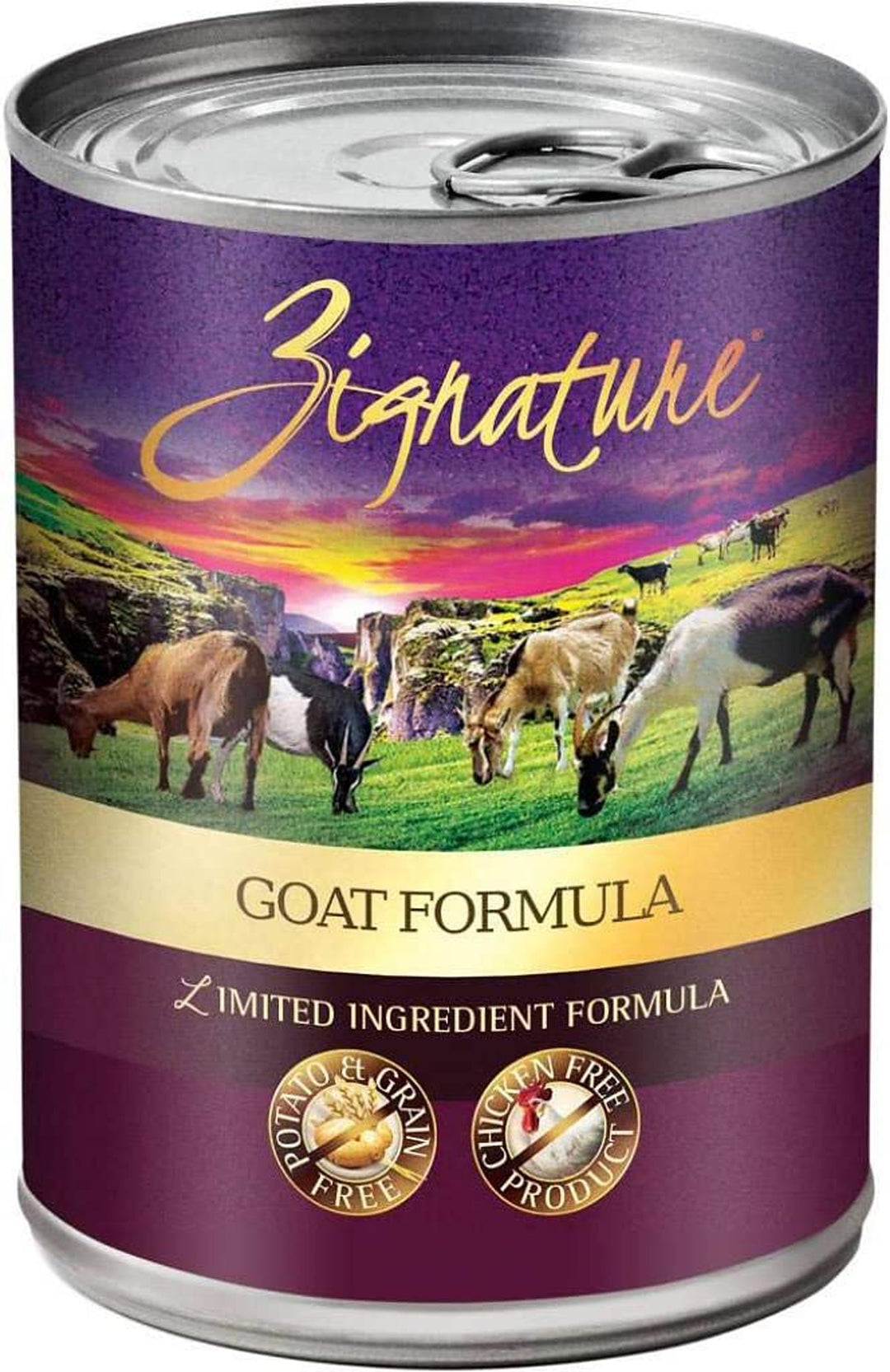 **Zignature Dog Canned 13oz. Goat (Case of 12)