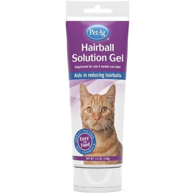 Pet Ag Hairball Solution Gel for Cats - 3.5 oz-