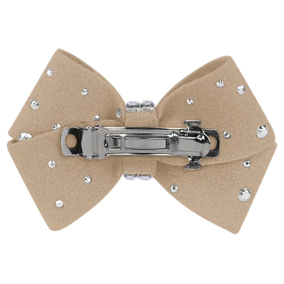 Nouveau Bow Hair Bow with Silver Stardust-