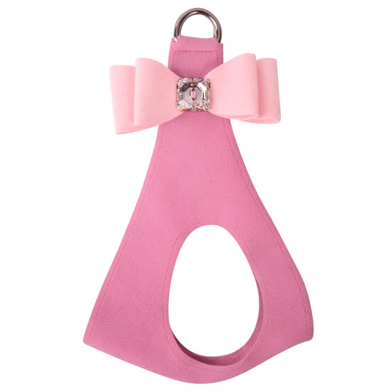 Puppy Pink Big Bow Step In Harness-TC-Perfect Pink-