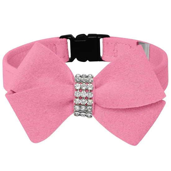 Nouveau Bow 1/2" Breakaway Cat Collar-6"-Perfect Pink-