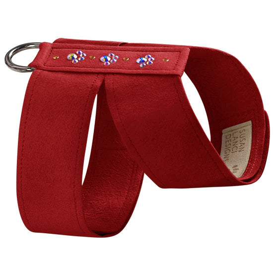 Crystal Paws Tinkie Harness-TC-Red-