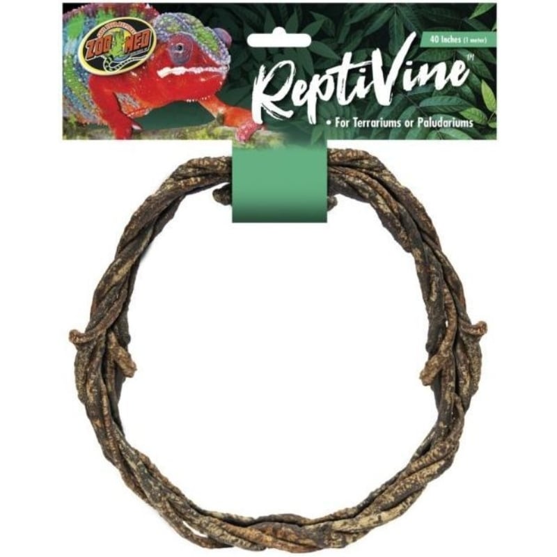 Zoo Med ReptiVine Flexible Hanging Vine for Reptiles - 40"L Flexible Vine-