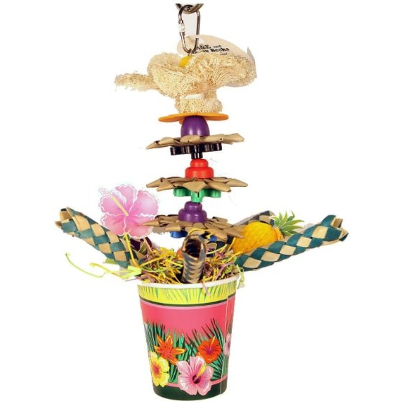 AE Cage Company Happy Beaks Tropical Punch Cocktail Bird Toy - 1 count-