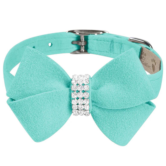 Nouveau Bow Collar-TC-Tiffi Blue-