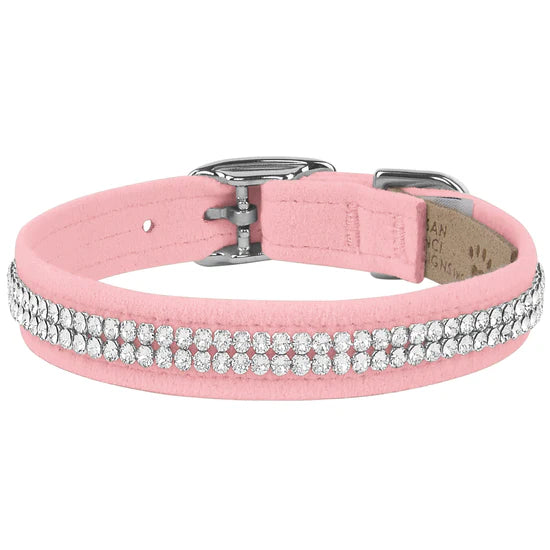 2 Row Giltmore Collar-TC-Puppy Pink-