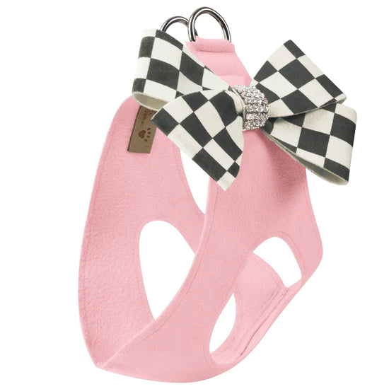 Windsor Check Nouveau Bow Step In Harness-Pretty Pastels-