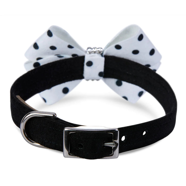 Polka Dot Nouveau Bow Collar-