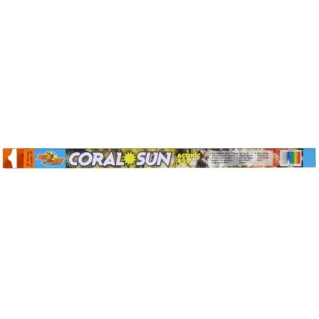 Zoo Med Coral Sun Actinic 420 T8 Lamp Blue 1ea/24 in-