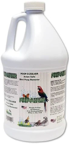 AE Cage Company Poop D Zolver Bird Poop Remover Lime Coconut Scent-1 gallon-