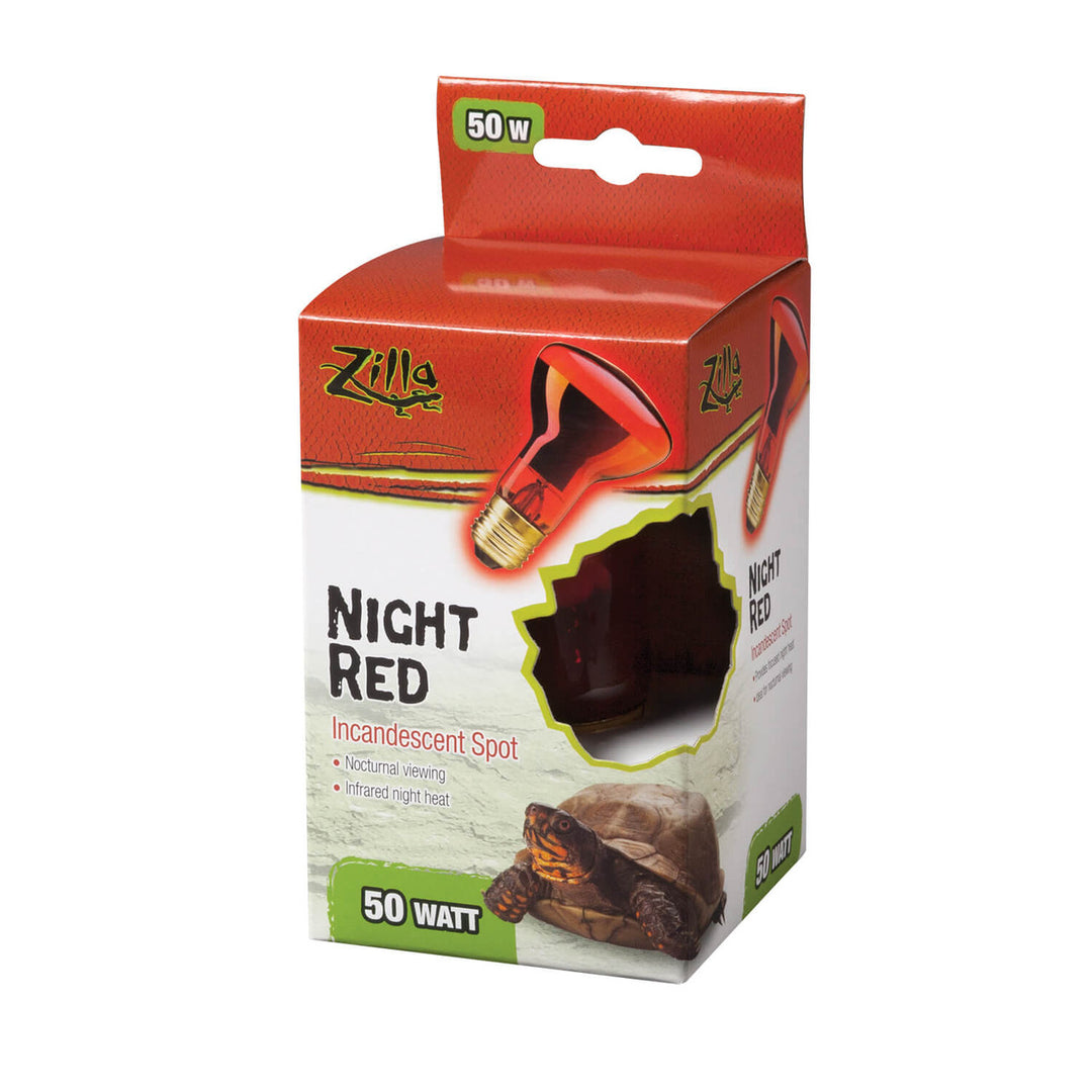 Zilla Incandescent Spot Bulbs Night Red 1ea/50 W-