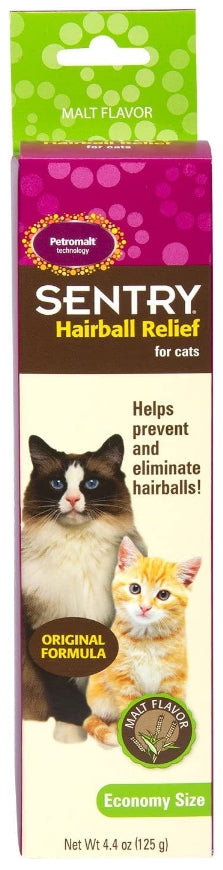 Sentry Petromalt Hairball Relief - Liquid Original Flavor - 4.4 oz-