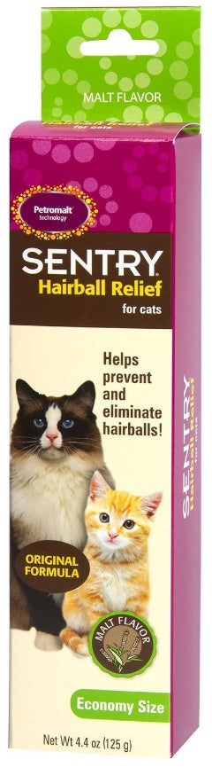 Sentry Petromalt Hairball Relief - Liquid Original Flavor - 4.4 oz-