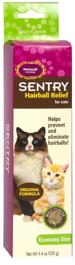 Sentry Petromalt Hairball Relief - Liquid Original Flavor - 4.4 oz-