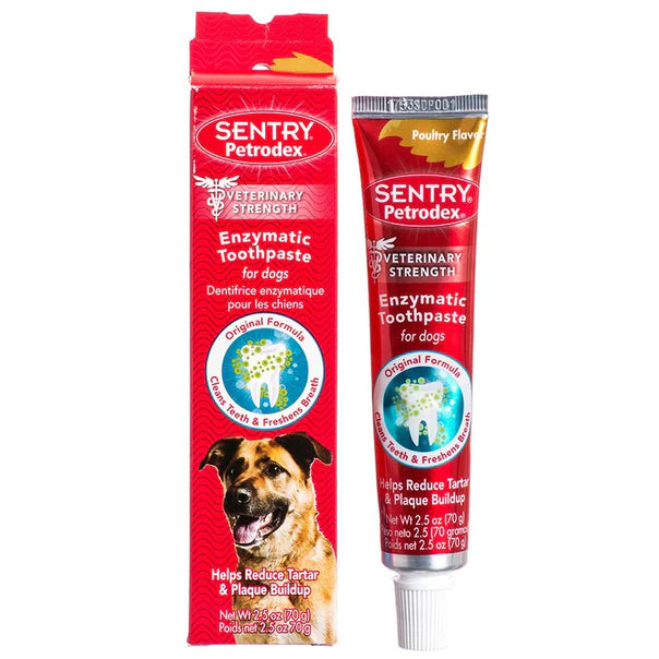 Sentry Petrodex Enzymatic Toothpaste for Dogs Poultry Flavor - 2.5 oz-