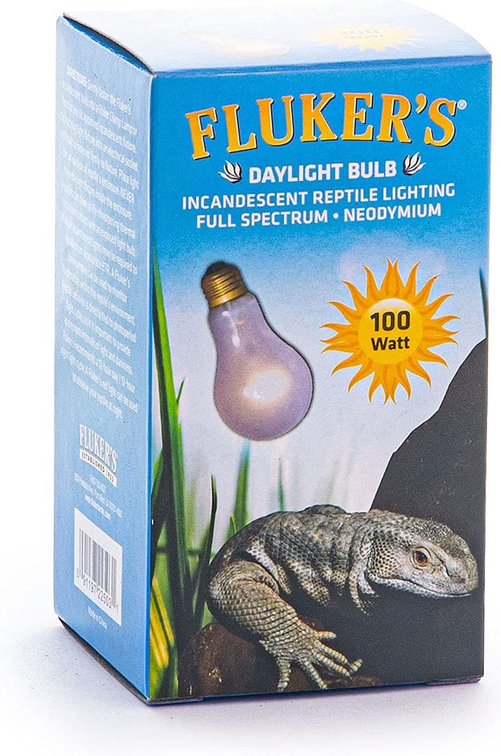 Flukers Neodymium Incandescent Full Spectrum Daylight Bulbs for Reptiles - 100 watt-