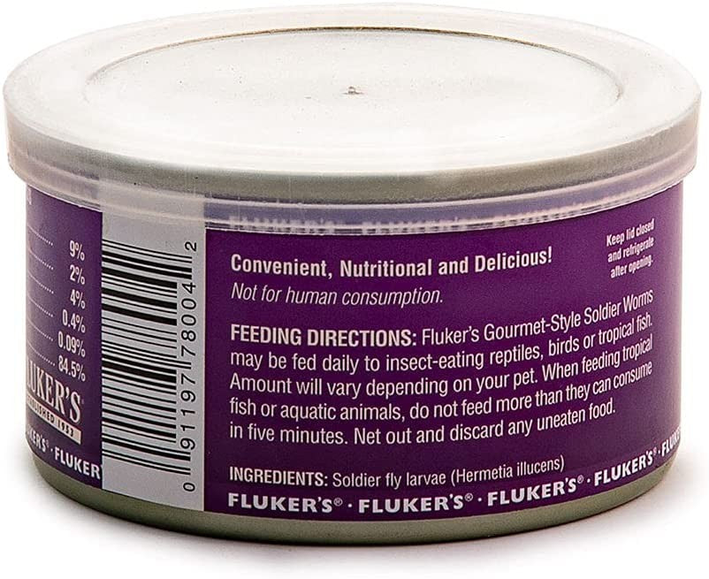 Flukers Gourmet Style Soldier Worms - 1.2 oz-