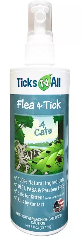 All Natural Flea & Tick 4 Cats 8oz-1-