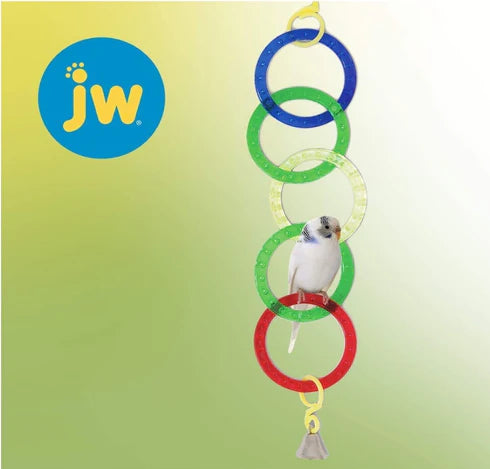 JW Pet Insight Olympic Rings Bird Toy-1 count-