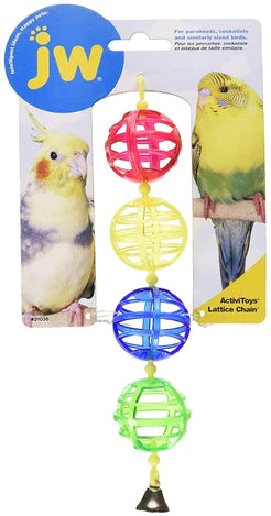 JW Pet Insight Lattice Chain Bird Toy-1 count-