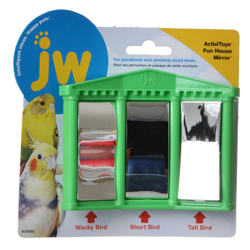 JW Pet Insight Fun House Mirror Bird Toy-1 count-